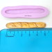 Pane Baguette Stampo--Stampo in Silicone-Stampi Silicone-Stampo per il Fimo-Stampo Dollhouse-Stampo Miniature-Stampini per il Fimo-Stampo-Stampi-Silicone-Stampo Resina-Stampo Alimentare-Stampo Gesso-Stampo Sapone-Fimo-Handmade-Made in Italy-ST132