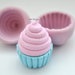 Cupcake Stampo-2 Stampi-Stampo in Silicone-Stampi Silicone-Stampo per il Fimo-Stampo Dollhouse-Stampo Miniature-Stampini per il Fimo-Stampo-Stampi-Silicone-Stampo Resina-Stampo Alimentare-Stampo Gesso-Stampo Sapone-Fimo-Handmade-Made in Italy-ST136