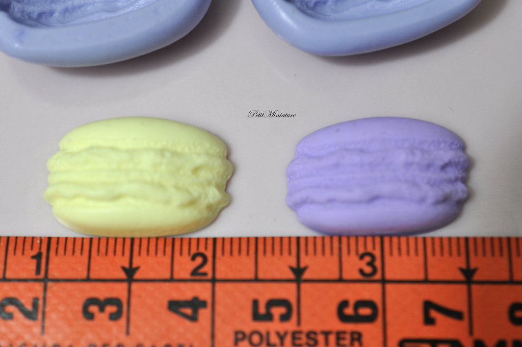 Stampo In Silicone Per Macaron 3D | Set Da 2 Stampi Rotondi Per Cioccolato, Sapone, Candele | Uso Alimentare -40° A +230°