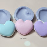 2 Stampini Silicone A Forma Di Cuore - 6 Cavità Per Cioccolatini, Ghiaccioli, Candele | Resistente Al Calore - Foto 8