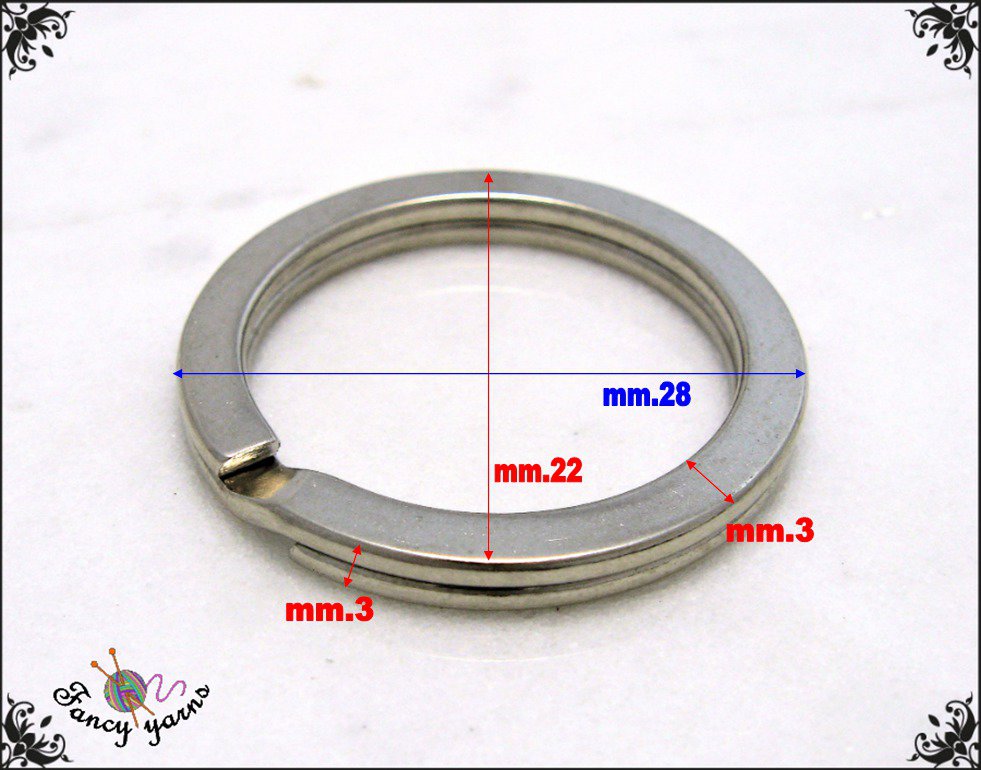 Kit 45 Portachiavi In Cavo Metallico - 5 Colori E 3 Misure Con Connettore Acciaio - Foto 9