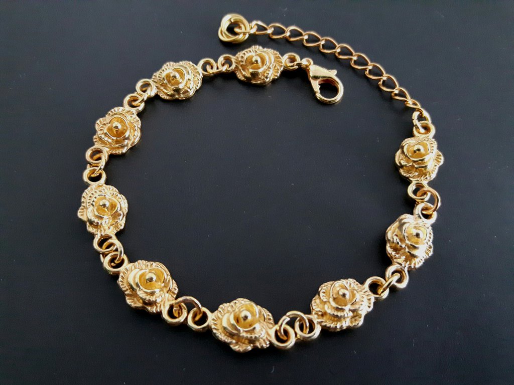 Bracciale Donna Elegante Con Catena E Doppio Cinturino - Lega, Lunghezza 18.5+11.5 Cm, Regalo Ideale