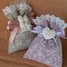 Bomboniera matrimonio sacchetto porta confetti con gessetto profumato sposi 