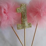 Candeline Compleanno con Numeri 7,3 cm Candela a Farfalla Viola