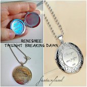 Ciondolo Renesmee twilight Breaking dawn medaglione foto locket regalo amore
