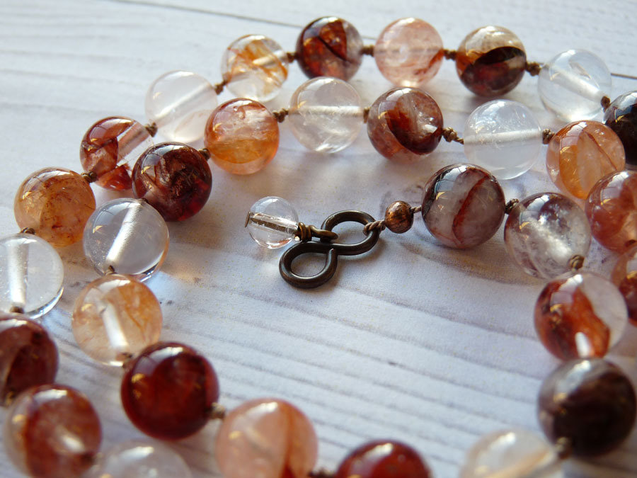 Senza Riserva, Con Rutilo Dorato Quarzo Rutilato, - 39.01 Ct - Catawiki - Foto 3