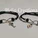 COPPIA Bracciali regolabili Infinito Chiave Lucchetto Cuore Ciondoli