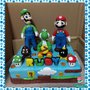 Cake Topper Super Mario Bros