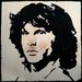 Jim Morrison su legno