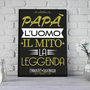 Regalo festa del Papà - Idea regalo per il Papà - Quadro personalizzato per il Papà - Quadretto Papà con fotografie