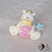 Cake topper unicorno con numero compleanno bimba e palloncino stella 