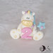 Cake topper unicorno con numero compleanno bimba e palloncino stella 