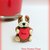 Scultura bulldog inglese, decorazione cane bulldog con cuore personalizzato con il nome, idea regalo per san valentino per amanti dei cani