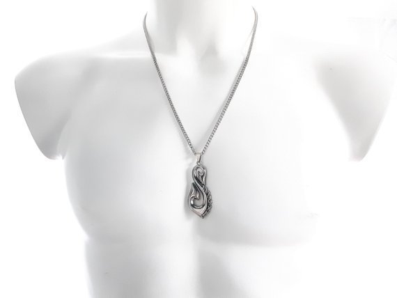 DESIGN - Collana lariat color oro con design a pois e trattini