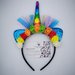 Cerchietto Unicorno - Multicolore semplice