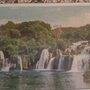 Quadro mosaico con cornice "krka parco naturale" misura 50x40