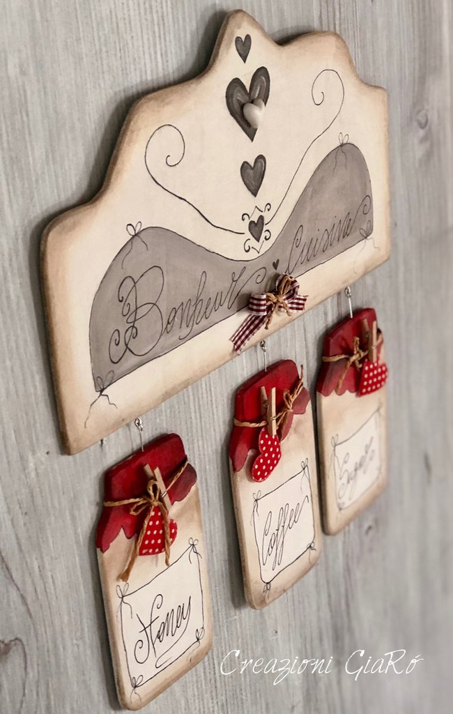 Targa in legno con scritta Wash Your Palms, decorazione