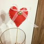 decorazione cuore con campanella