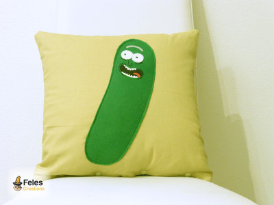 Cuscino ispirato a Cetriolo Rick di Rick e Morty Cuscino ispirato a Cetriolo Rick di Rick e Morty
