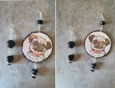 Orecchini Acrilici A Forma Di Procione Con Tema Giungla - Pendenti Leggeri 2,8g, 25x27mm, Confezione In Velluto, Regalo Per Amanti Animali