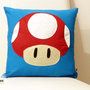 Fodera cuscino ispirata al fungo di Super Mario