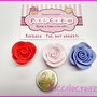 STOCK CIONDOLI ROSE FIMO 3 COLLANA PORTACHIAVI