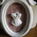 Cornice 3d in polvere ceramica con bustino   home decor