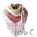 Scialle di morbido cotone all'uncinetto, in tre colori per donna e ragazza, primavera estate moda donna