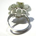 anello giada fiore verde