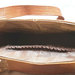 Borsa secchiello usata in pelle marrone con tracolla regolabile chiusura fibia 