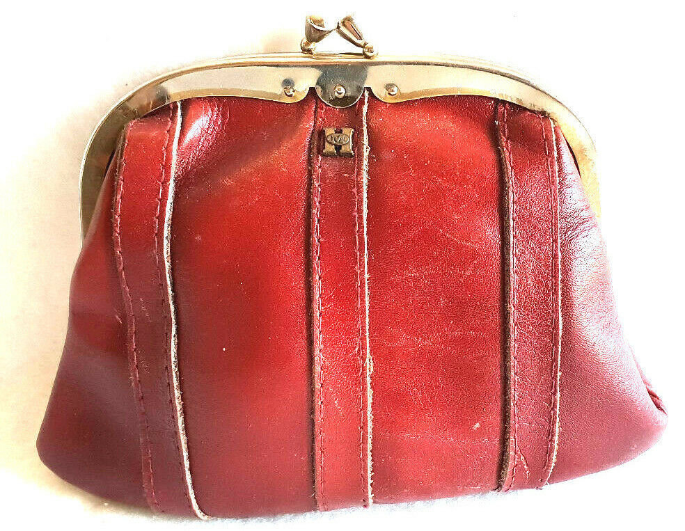 ANDERS Piccolo portafoglio in pelle, per monete, per chiavi, per monete, per chiavi, per cuffie, cavo di ricarica, in vera pelle, unisex, Nero