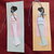 cartamodello segnalibro cartoncino stile origami mod. geisha