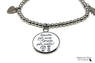 Bracciale Amicizia, Braccialetto Frasi,Bracciale in acciaio anallergico, Bracciale Frase, Braccialetto personalizzabile, Bracciale charms, Pendenti, Acciaio Bracciale Amicizia, Braccialetto Frasi,Bracciale in acciaio anallergico, Bracciale Frase, Braccialetto personalizzabile, Bracciale charms, Pendenti, Acciaio