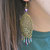Orecchini con perle di Ematite in stile Vintage, orecchini pendenti, boho chic, orecchini perline