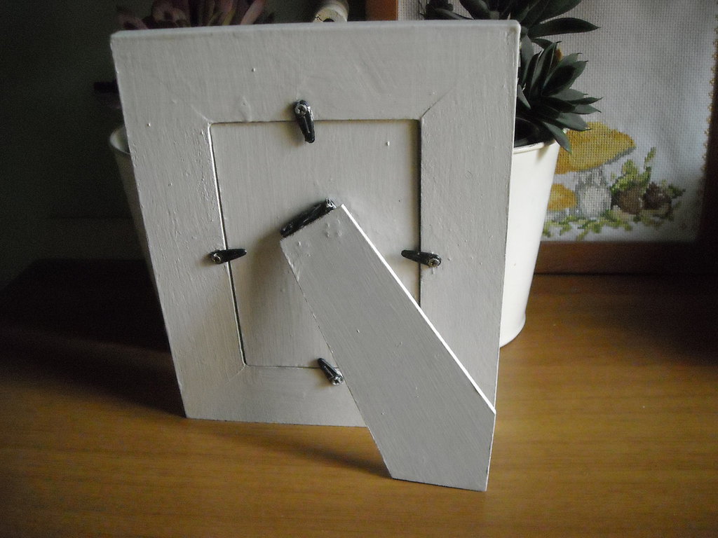 Cornice Bianca in Legno Mondrian: Stile Shabby & Vintage