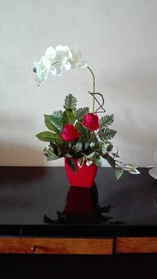 Orchidea e rose Orchidea e rose