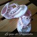 Sandalini infradito rosa baby con perline, idea regalo.