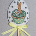 Decorazione Pasquale "Cupcake con Coniglio"