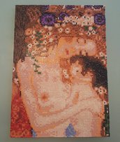 Quadro mosaico con cornice a giorno misura 25x35