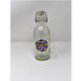 Bottiglia in Vetro con decoro frontale in Mosaico nelle tonalità del Blu e Oro