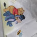 Lenzuolo bimbo "Winnie the Pooh" dipinto a mano