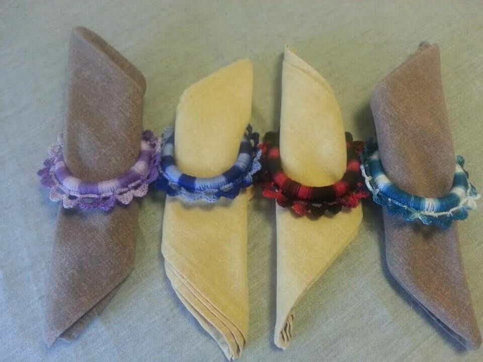 Set 12 Portatovaglioli In Metallo Con Bordo In Rilievo - Argento Lucido, Eleganti Per Matrimoni E Cene