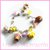 Bracciale  Pasqua  Tris " Uova Coniglietto pecora pulcino  " uova sorpresa clip fimo kawaii idea regalo bambina donna ragazza 