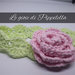 Fascia ferma capelli baby con rosa, idea regalo