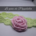 Fascia ferma capelli baby con rosa, idea regalo