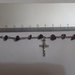 Braccialetto decina rosario 11 grani con pietre ametista