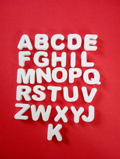Gessetto lettera alfabeto