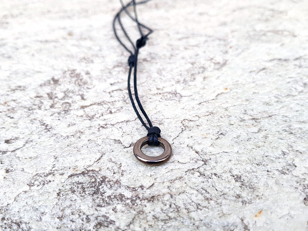 COLLANA PER UOMO ROSA DEI VENTI BLU ACCIAIO - Gioielli