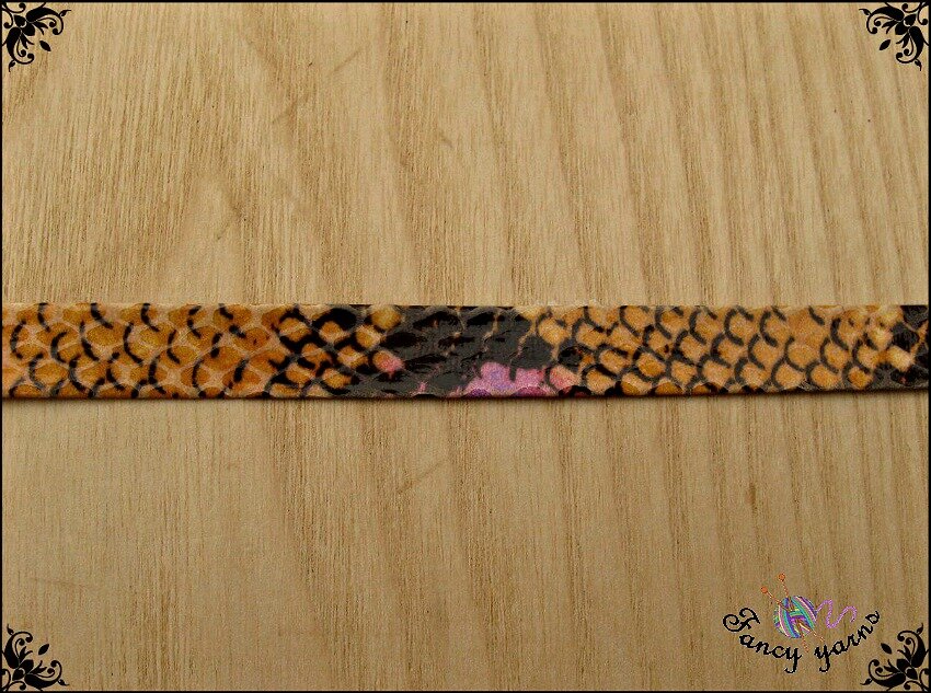 5 Metri Piatto 4mm Simil Pelle Corda Cavo Fai Da Te Gioielli - Foto 2