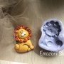 Stampo leone  in gomma siliconica atossica